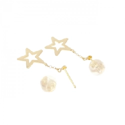 K18YG Bông tai hình sao - Hàng hiệu Chính hãng 875777