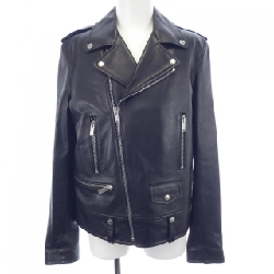 Áo khoác da moto cổ điển SAINT LAURENT L01O 484284 Y5YA2 - Hàng hiệu Authentic