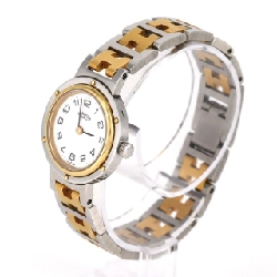 Đồng hồ Hermès Clipper Combi SSxGP Quartz - Hàng hiệu Chính hãng 873256