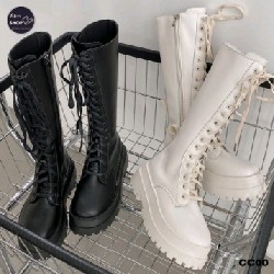 BOOT NỮ ULZZANG CAO CỔ ĐẾ DÀY  7003