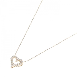 K18PG Dây chuyền hình trái tim kim cương 0.50CT - Hàng hiệu chính hãng 860885