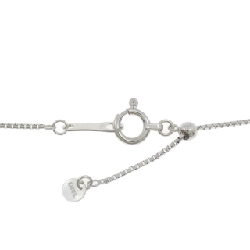 K18WG Cỏ ba lá × Chìa khóa Dây chuyền kim cương 0.06CT - Hàng hiệu Chính hãng 857224