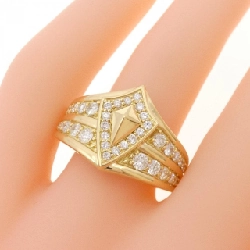 Nhẫn kim cương K18YG 0.85CT 666281