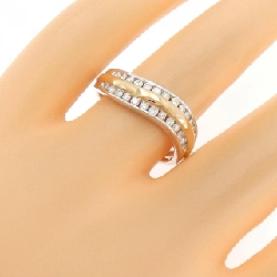 Nhẫn kim cương K18WG/K18PG 0.38CT - Hàng hiệu Authentic 847850