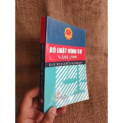 Bộ luật hình sự năm 1999 2010 mới 90% (Sách chính trị - pháp lý) HCM060526