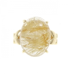 Nhẫn K18YG Rutile Quartz - Hàng hiệu Authentic 850388