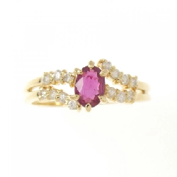 Nhẫn ruby K18YG 0.39CT 668241