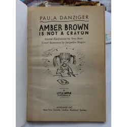 Amber Brown is Not a Crayon – Paula Danziger 559562