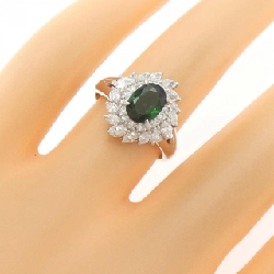 Nhẫn Garnet Xanh PT900 1.00CT - Hàng hiệu Chính hãng 849586