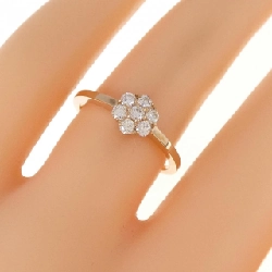 Nhẫn kim cương hoa K18PG 0.24CT - Hàng hiệu Authentic 857352