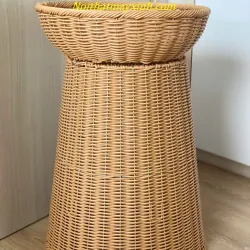 Xưởng sản xuất sọt mây trưng bày trái cây siêu thị màu vàng mây chính hãng 762128