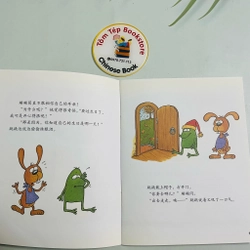 Truyện tranh Thỏ Bông Bông và Ếch nhảy nhót- tiếng Trung 493009
