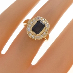Nhẫn Sapphire K18YG 1.08CT - Hàng hiệu Chính hãng 853370