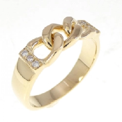 Nhẫn kim cương K18YG - Hàng hiệu Authentic