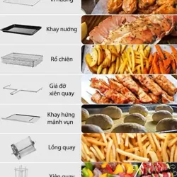 Dung tích siêu rộng – nướng gà/vịt nguyên con cực dễ! 722801