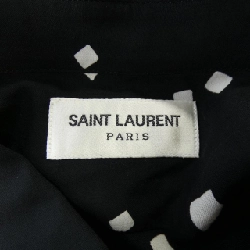 SAINT LAURENT 601070 Y1A79 Áo Sơ Mi Ngắn Tay - Hàng hiệu Chính Hãng 881255
