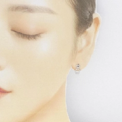 K18WG Bông tai kim cương 0.10CT - Hàng hiệu Chính hãng 872006