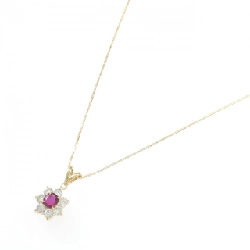 K18YG Dây chuyền Ruby 0.43CT - Hàng hiệu Chính hãng 864753