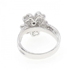 Nhẫn kim cương hoa K18WG 0.64CT - Hàng hiệu Authentic 854899