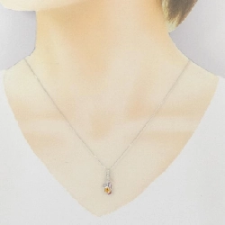 K18WG Sapphire Necklace 0.80CT - Hàng hiệu Authentic 858411