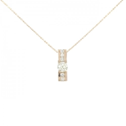 K18PG Dây chuyền kim cương 0.426CT - Hàng hiệu Chính hãng