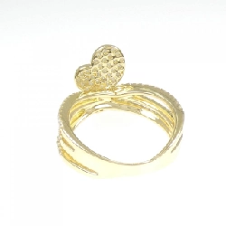 Nhẫn kim cương Pave bướm 750YG 0.85CT - Hàng hiệu Authentic 859520