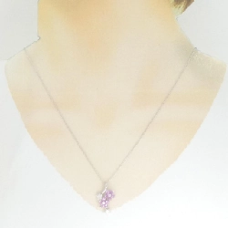 K18WG Hoa Sapphire Dây chuyền 1.10CT - Hàng hiệu Chính hãng 860729