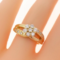 Nhẫn kim cương hoa K18YG/K18PG 0.34CT - Hàng hiệu Authentic 852597