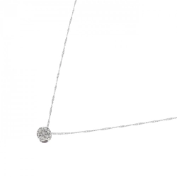 K18WG Dây chuyền kim cương 0.20CT - Hàng hiệu Chính hãng 861340