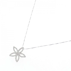 K14WG/K10WG Hoa Vàng Kim Cương Dây Chuyền 0.50CT - Hàng hiệu Chính hãng 856757