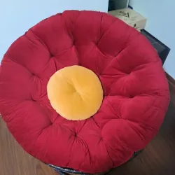 Ghế papasan 1m2 kèm gối decor nhà cửa khung mây nhựa chắc chắn 776859