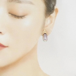 K18YG Mabe Pearl Earrings - Hàng hiệu Chính hãng 869566