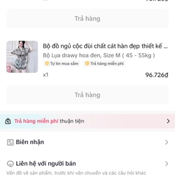Bộ đồ ngủ cộc đùi chất cát hàn