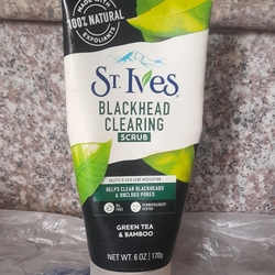Sữa rửa mặt tẩy tế bào chết St.lves 170g (ngừa mụn trà xanh) 309004
