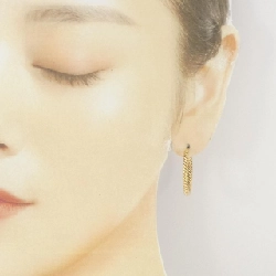 K18YG Khuyên tai - Hàng hiệu Chính hãng 870038