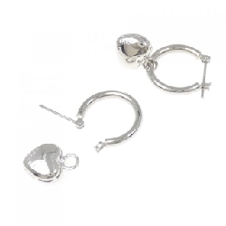 PT900/K18WG 2WAY Heart Pave Diamond Earrings 0.20CT - Hàng hiệu Authentic 872905