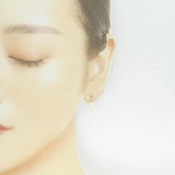 Bông tai kim cương K18YG 0.04CT - Hàng hiệu chính hãng 872004