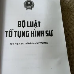 Bộ luật tố tụng hình sự - sách luật - khổ lớn  996527