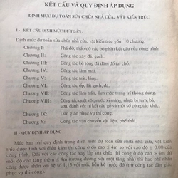 ĐỊNH MỨC DỰ TOÁN CÔNG TÁC SỬA CHỮA TRONG XÂY DỰNG CƠ BẢN 465832