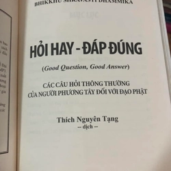 Sách Hỏi hay Đáp đúng - Bhikkhu Shravasti Dhammika 306665