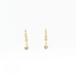 K18YG Bông tai kim cương 0.30CT - Hàng hiệu Chính hãng