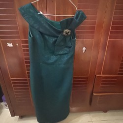 Áo đầm đi tiệc 2 lớp hàng siêu cấp Quảng Châu size L duoi 55kg còn mới 99%