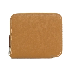 【Sản phẩm chưa sử dụng】HERMES TOOL BOX Lụa Trong Compact 083343CK Ví