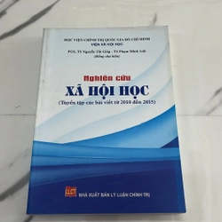 Nghiên cứu xã hội học (tuyển tập các bài viết từ 2010 đến 2015)