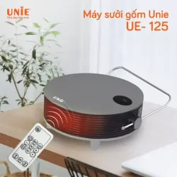Máy sưởi gốm UNIE UE-125 nhỏ gọn màu đen chính hãng mới 100% 593084