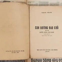 Trọn bộ 3q VH kinh điển CON ĐƯỜNG ĐAU KHỔ của Aleksey N. Tolstoy (in 1977, 1717 trang) 757942