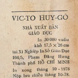 VICTOR HUGO - Cuộc đời và sáng tác (sách in 1978, khổ 17.5x26cm) - 212 trang 993763
