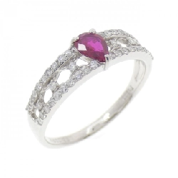 Nhẫn Ruby PT900 0.26CT - Hàng hiệu Chính hãng
