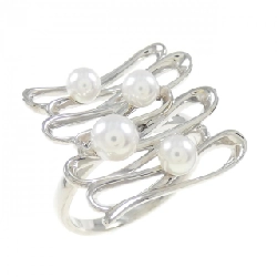 Nhẫn ngọc trai Akoya K18WG