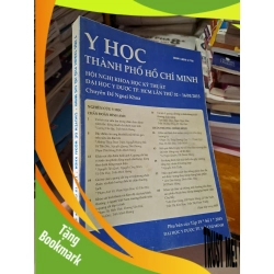 (TẶNG BOOKMARK) Hội nghị khoa học kỹ thuật đại học y dược TP.RBK lần thứ 32 - 16/01/2015 chuyên đề ngoại khoa phụ bản của tập 19 số 1 2015 RBK0808 TẠP CHÍ, THIẾT KẾ, THỜI TRANG
